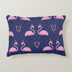 Flamingo Xmas Pet Snoep Accent Kussen