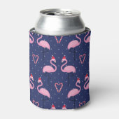 Flamingo Xmas Pet Snoep Blikjeskoeler (Blikje Voorkant)