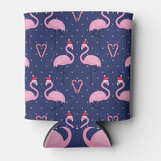 Flamingo Xmas Pet Snoep Blikjeskoeler (Voorkant)