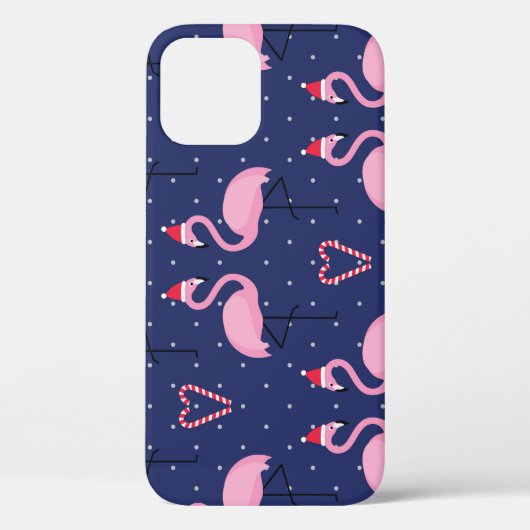 Flamingo Xmas Pet Snoep Case-Mate iPhone Case (Achterkant)