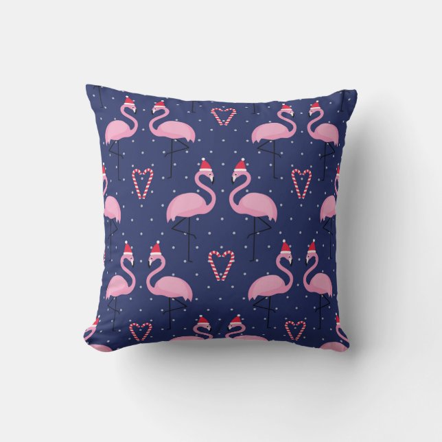Flamingo Xmas Pet Snoep Kussen (Voorkant)