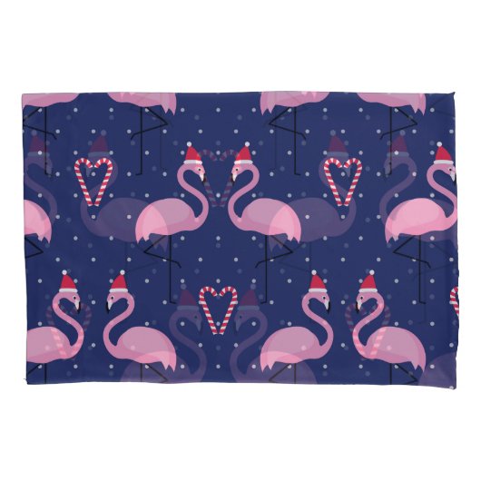 Flamingo Xmas Pet Snoep Kussensloop (Voorkant)