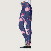 Flamingo Xmas Pet Snoep Leggings (Links)