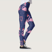 Flamingo Xmas Pet Snoep Leggings (Rechts)