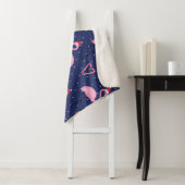 Flamingo Xmas Pet Snoep Sherpa Deken (In situ)