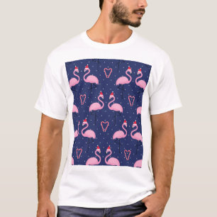 Flamingo Xmas Pet Snoep T-shirt