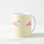 Flamingo, Yellow, Summer, Trendy, Mok (Voorkant rechts)