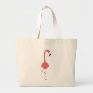 FLAMINGO YOGA GROTE TOTE BAG