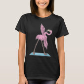 Flamingo Yoga mat T-shirt (Voorkant)