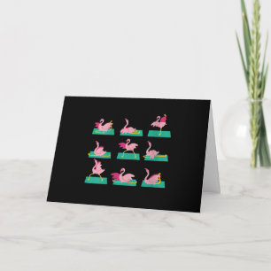 Flamingo Yoga Oefeningen Meditatie Workout Oefenin Kaart