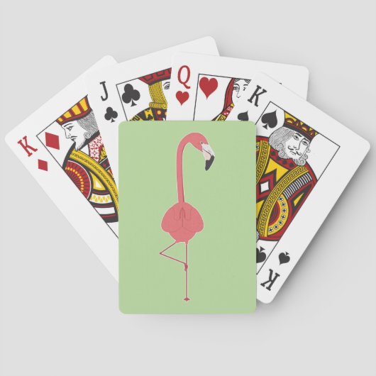 FLAMINGO YOGA POKERKAARTEN (Achterkant)