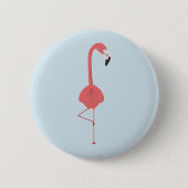 FLAMINGO YOGA RONDE BUTTON 5,7 CM (Voorkant)