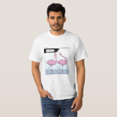 flamingo yoga t-shirt (Voorkant volledig)