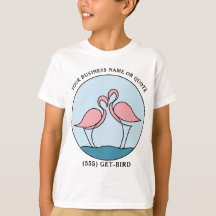 Flamingo Your Business Logo Art Photo Quote Kid's