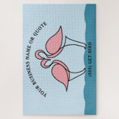 Flamingo Your Business of offerte 20" x 30" Legpuzzel (Verticaal)