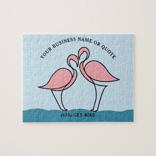 Flamingo Your Business of offerte 8 "x 10" Legpuzzel (Horizontaal)