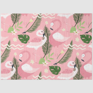 Flamingo Zomer Collectie Eén Design 3 Tissuepapier