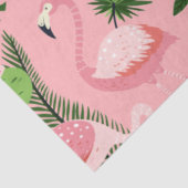 Flamingo Zomer Collectie Eén Design 5 Tissuepapier (Detail)
