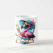 Flamingo zomer cool koffiemok (Center)