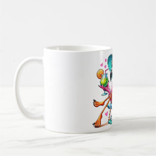 Flamingo zomer cool koffiemok