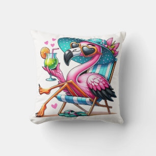 Flamingo zomer cool kussen