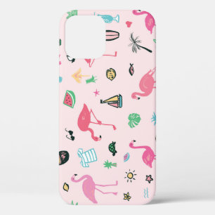 Flamingo Zomer: Levendig vogelpatroon Case-Mate iPhone Case