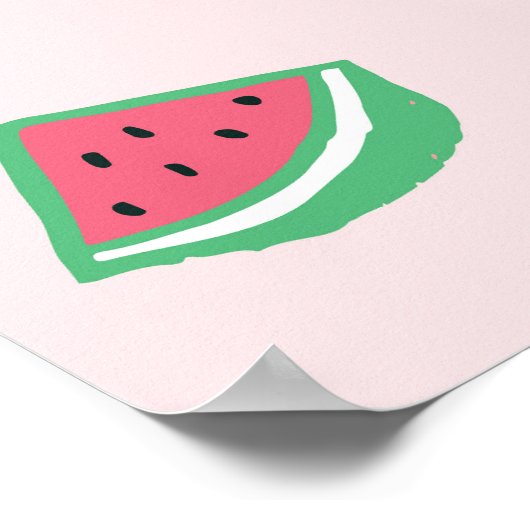 Flamingo Zomer: Levendig vogelpatroon Poster (Hoek)