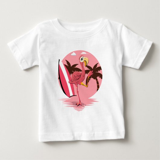 Flamingo Zomer Roze 80s  Retro (Voorkant)