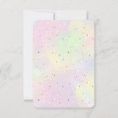 Flamingo zomer tropische verjaardag kaart (Achterkant)