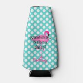 Flamingo Zomer Vibes Alleen Fles Koeler (Voorkant)