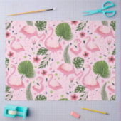 Flamingo Zomercollectie Eén Design 10 Tissuepapier (Craft)
