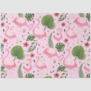 Flamingo Zomercollectie Eén Design 10 Tissuepapier