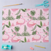 Flamingo Zomercollectie Eén Design 10 Tissuepapier (Craft)