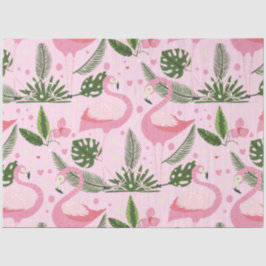 Flamingo Zomercollectie Eén Design 10 Tissuepapier