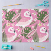 Flamingo Zomercollectie Eén Design 1 Tissuepapier (Craft)