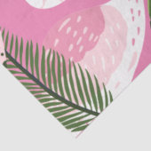 Flamingo Zomercollectie Eén Design 1 Tissuepapier (Detail)