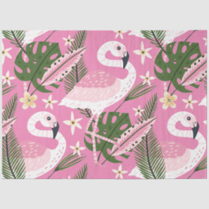 Flamingo Zomercollectie Eén Design 1 Tissuepapier
