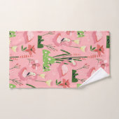 Flamingo Zomercollectie Eén Design 4 Bad Handdoek (Handdoek)