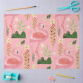 Flamingo Zomercollectie Eén Design 7 Tissuepapier (Craft)