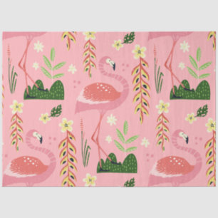 Flamingo Zomercollectie Eén Design 7 Tissuepapier