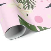 Flamingo Zomercollectie Eén Design 8 Cadeaupapier (Rol Hoek)