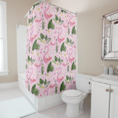 Flamingo Zomercollectie Eén Design 8 Douchegordijn (In situ)