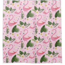 Flamingo Zomercollectie Eén Design 8 Douchegordijn