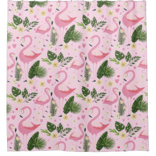 Flamingo Zomercollectie Eén Design 8 Douchegordijn
