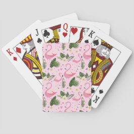 Flamingo Zomercollectie Eén Design 8 Pokerkaarten