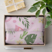 Flamingo Zomercollectie Eén Design 8 Tissuepapier (Geschenk)