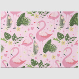 Flamingo Zomercollectie Eén Design 8 Tissuepapier