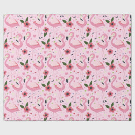 Flamingo Zomercollectie Eén Design 9 Cadeaupapier