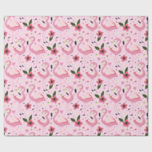 Flamingo Zomercollectie Eén Design 9 Cadeaupapier
