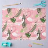Flamingo Zomercollectie Eén Ontwerp 3 Tissuepapier (Craft)
